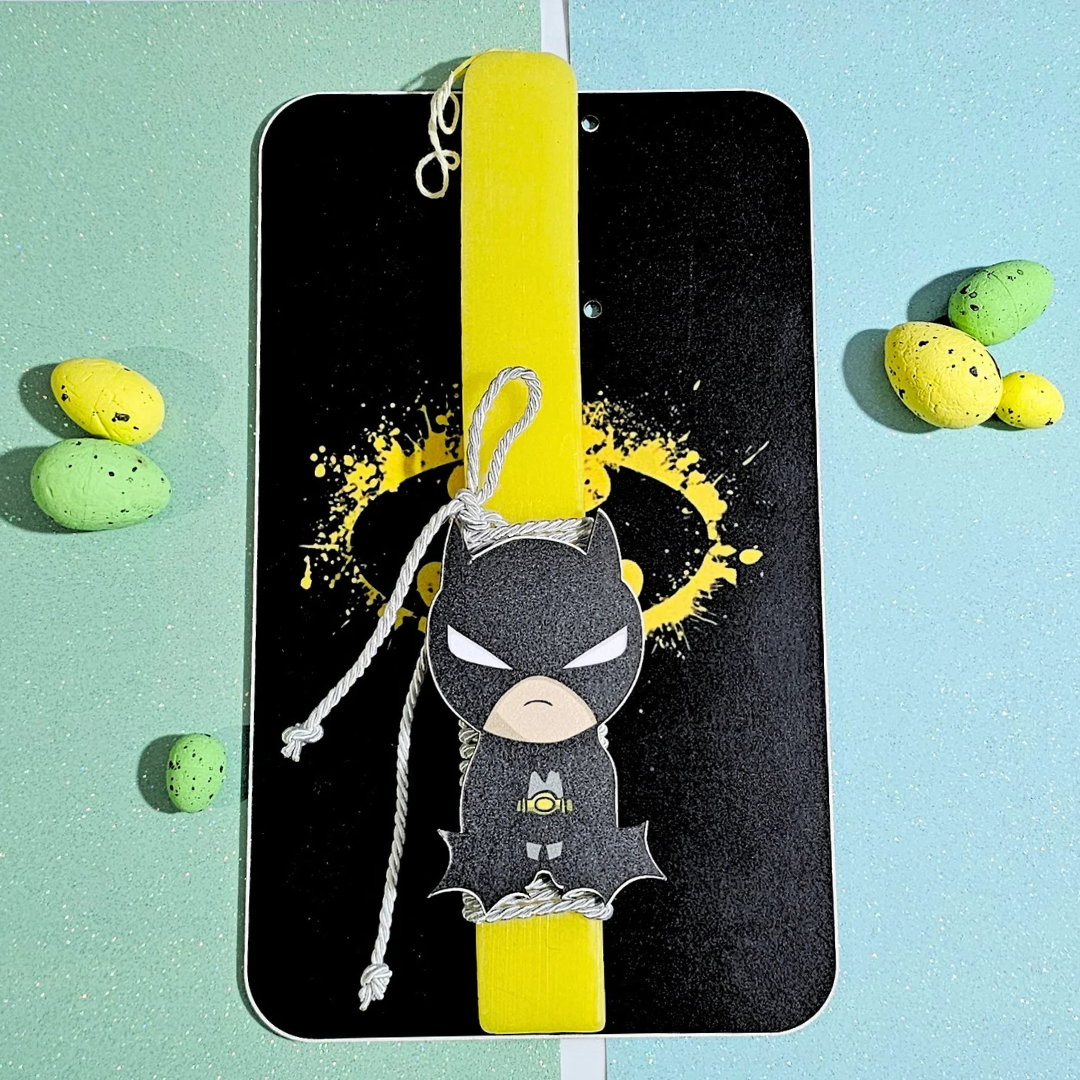 ΛΑΜΠΑΔΑ ΧΕΙΡΟΠΟΙΗΤΗ BATMAN ΚΙΤΡΙΝΗ ΑΡΩΜΑΤΙΚΗ