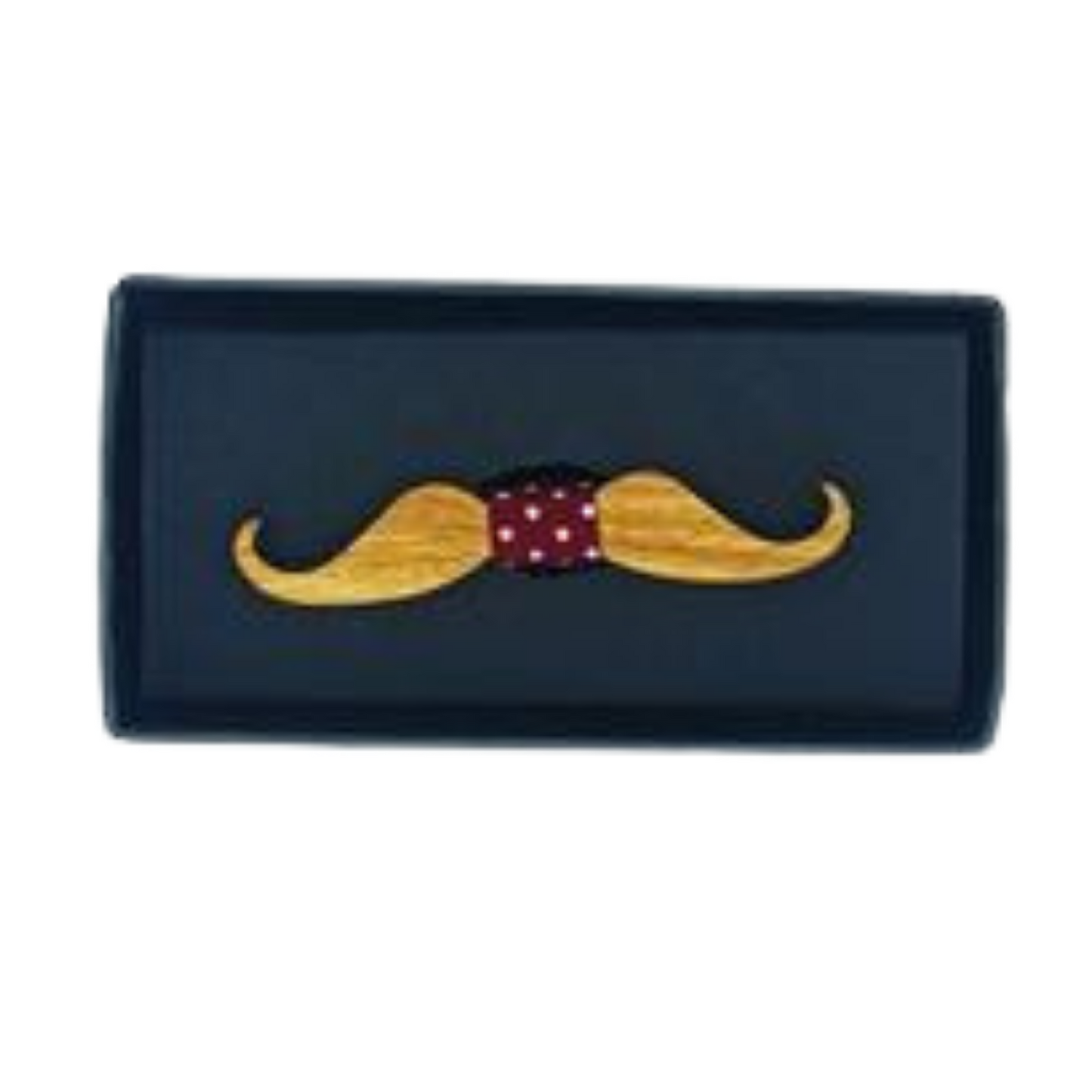 Παπιγιόν Ξύλινο Παιδικό Moustache Rouge à Pois