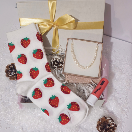 Σετ Γυναικείου Δώρου B2GIFT STRAWBERRY