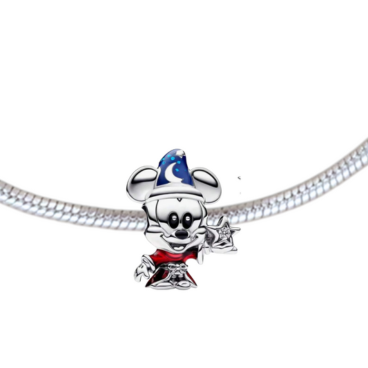 Βραχιόλι με Charms ΜΙΚΥ Disney , ασημί χρώμα ( Silver 925 )