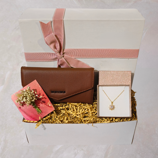 Σετ Γυναικείου Δώρου B2GIFT Καφέ