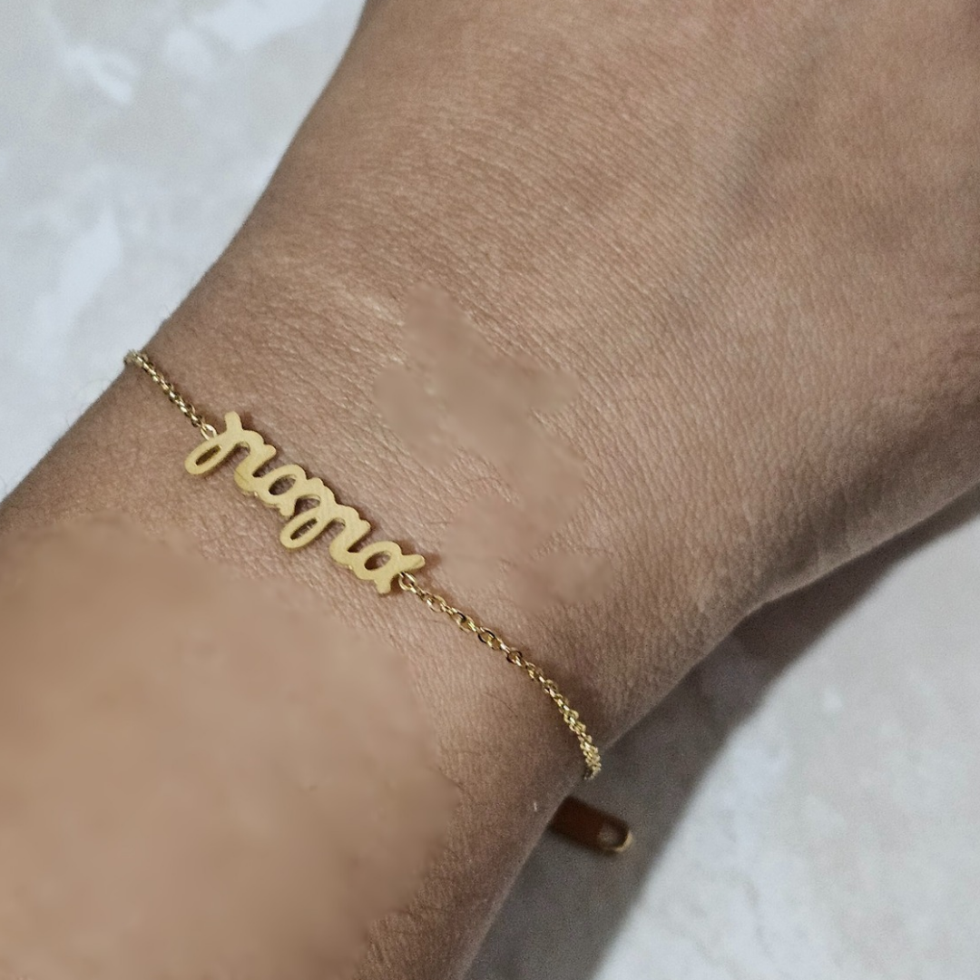 βραχιόλι για την γιαγια σε χρυσο χρώμα