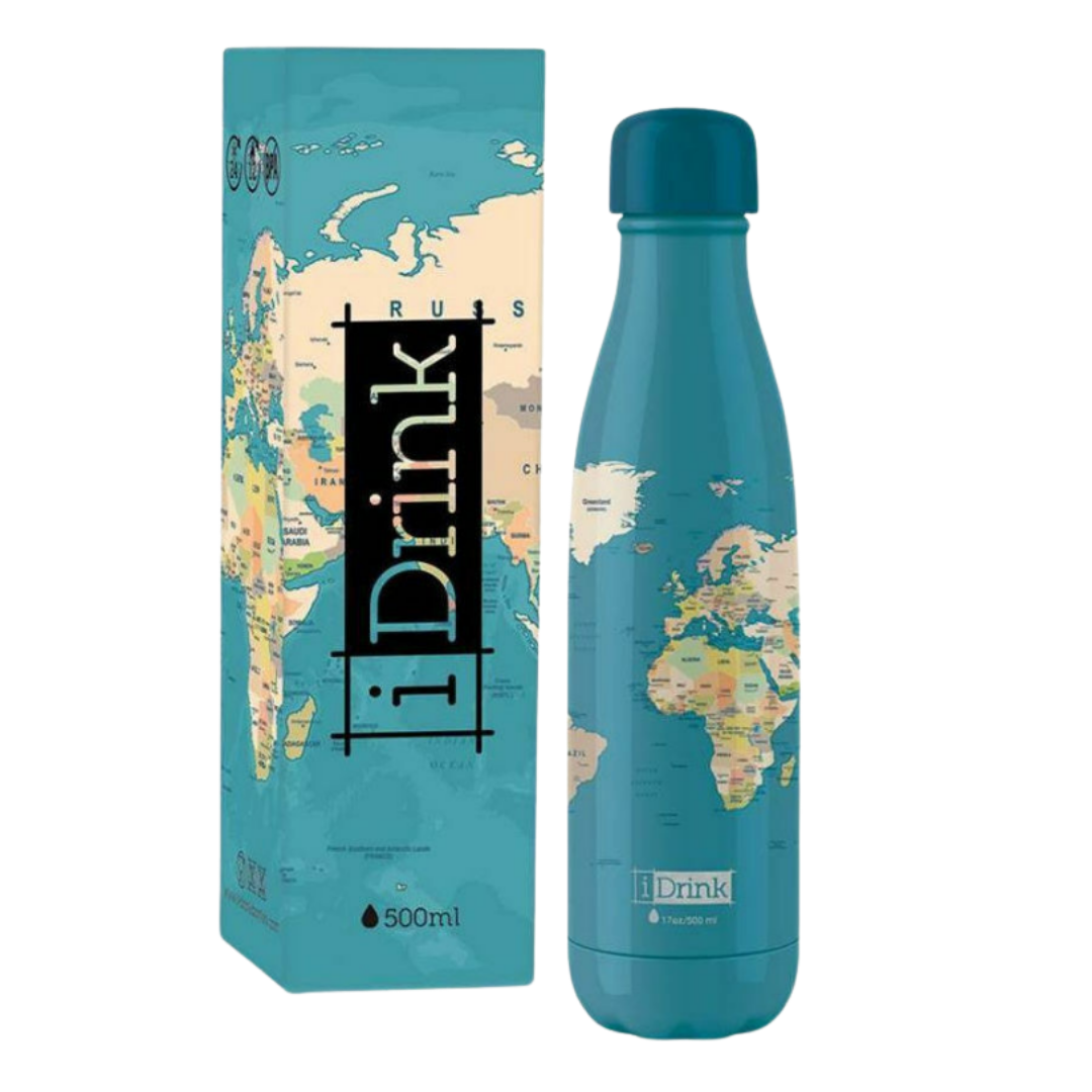 Παγούρι Θερμός   500ml Blue Map